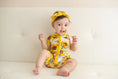 Load image into Gallery viewer, Suns and Roses (Sunflowers) Short Sleeve Romper
