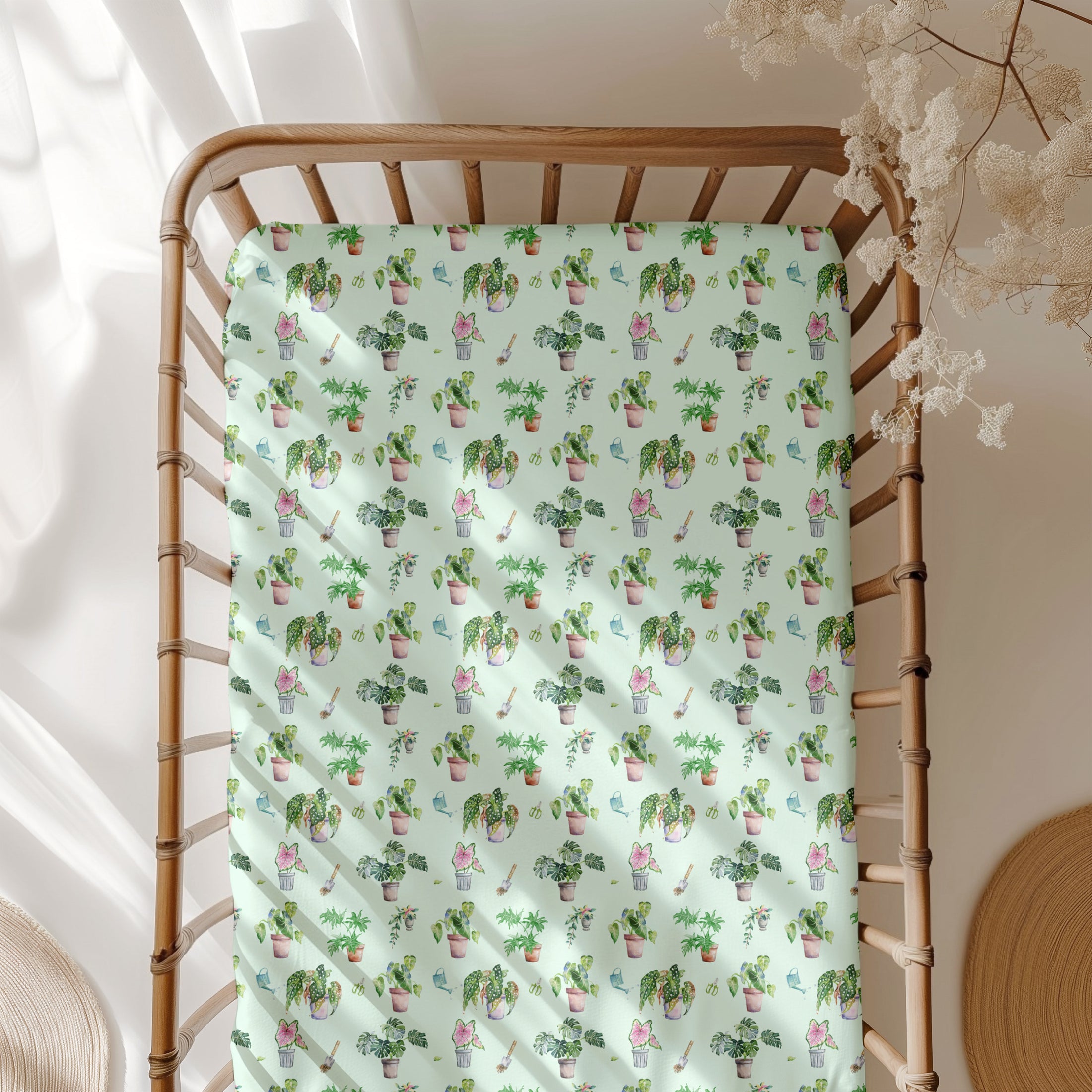 Grow Your Own Way Crib Sheets