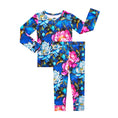 Load image into Gallery viewer, Neon Blooms Long Sleeve PJ's
