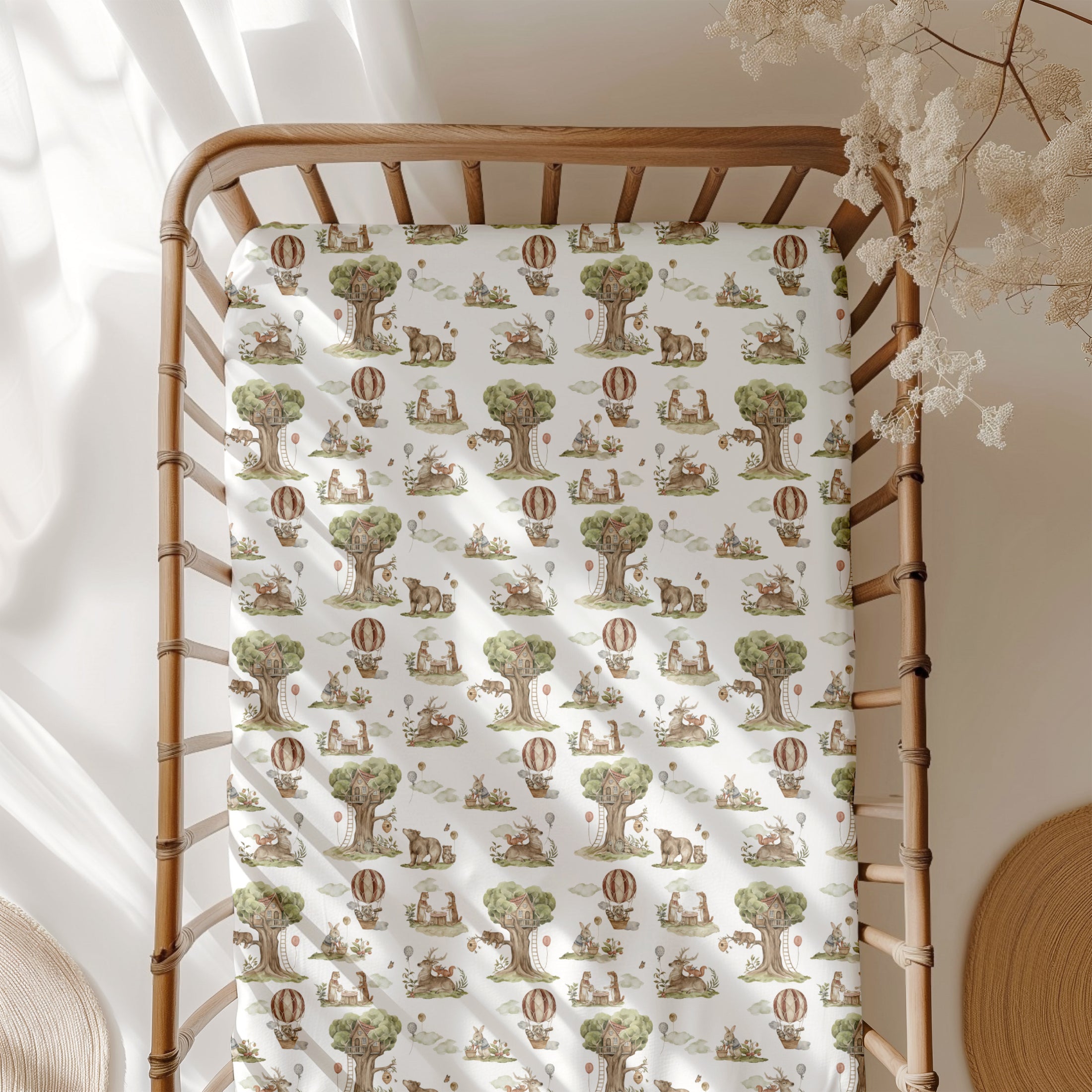 Nature's Nook Crib Sheet