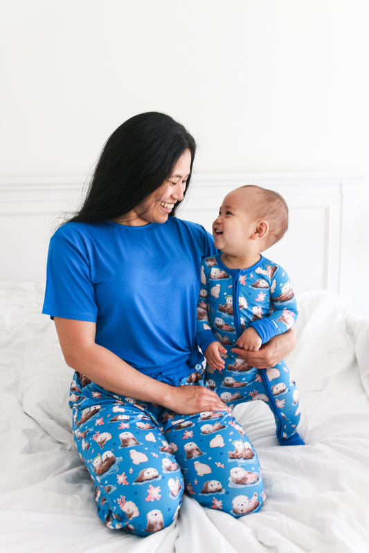 Made for Each Otter Women's Short Sleeve PJ Set