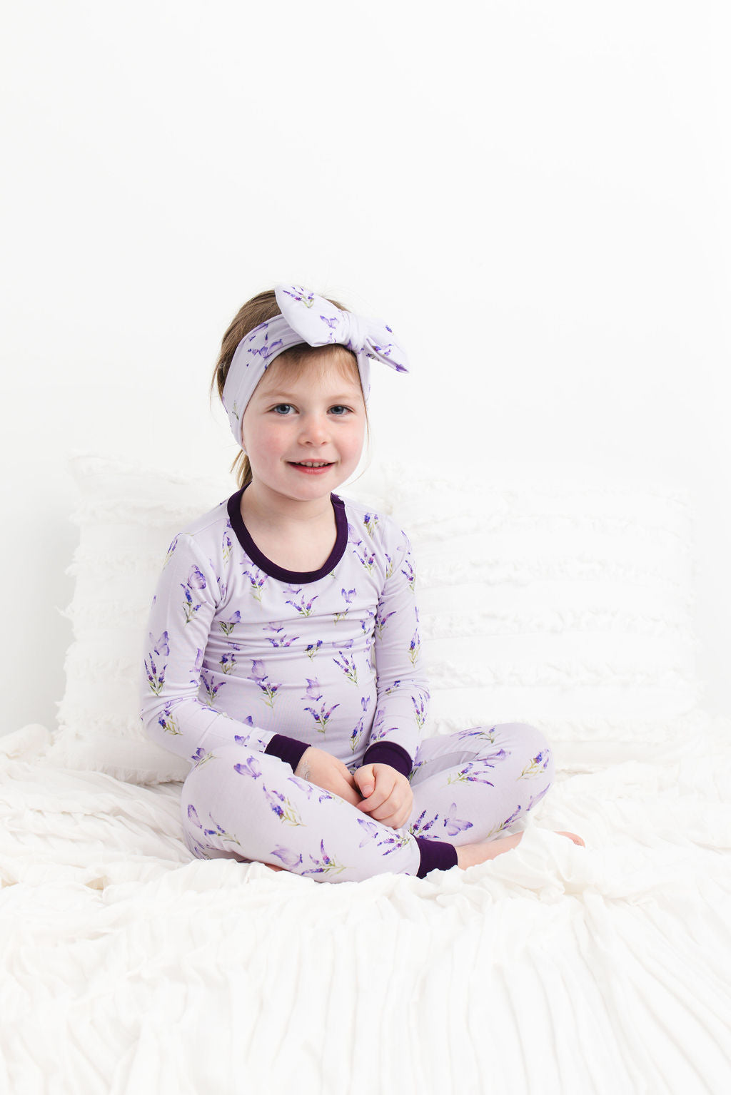 Estella (Lavender Butterfly) Long Sleeve PJ's