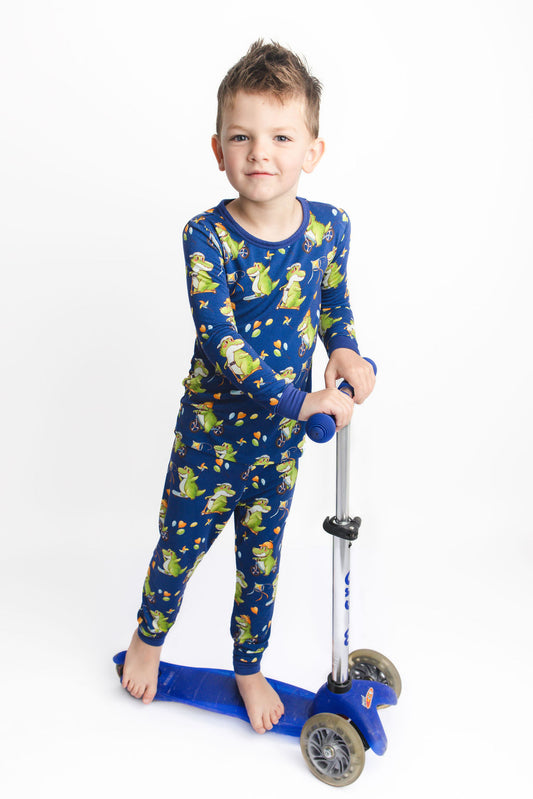 Skater Gator Long Sleeve PJ's