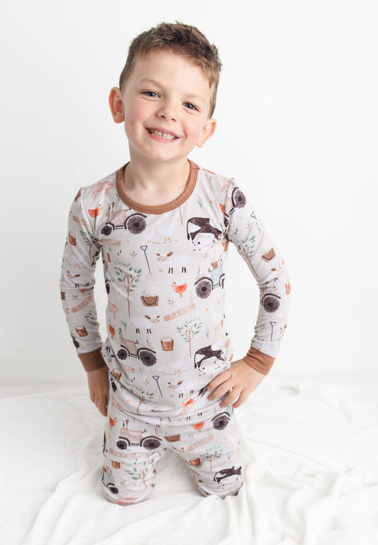 Tractor Ride (Farm) Long Sleeve PJ's