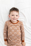 Load image into Gallery viewer, Copper Crescents Long Sleeve PJ's
