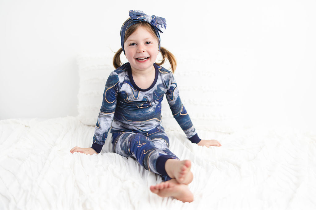 Marbleous Night Long Sleeve PJ's