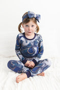 Load image into Gallery viewer, Marbleous Night Long Sleeve PJ's
