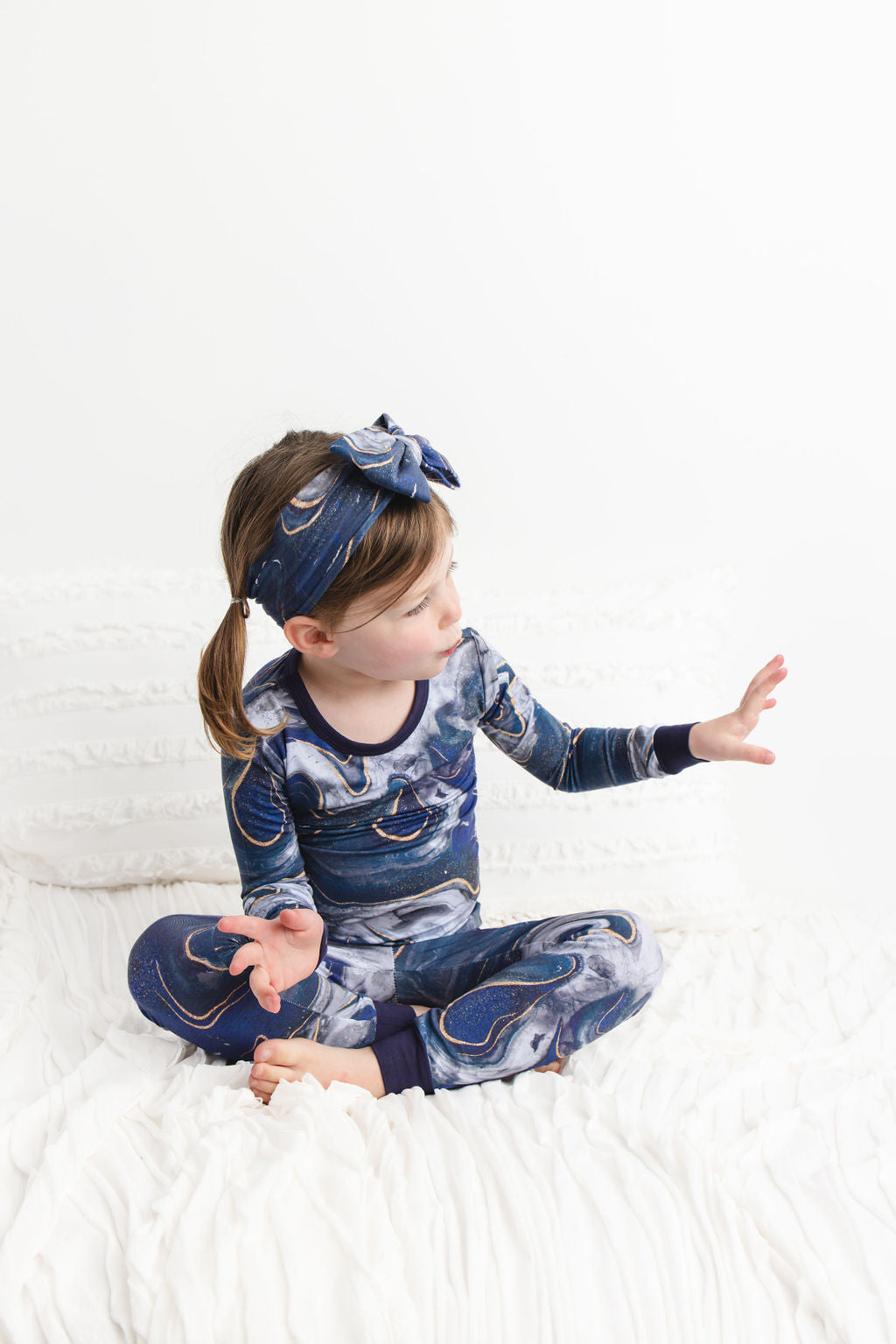 Marbleous Night Long Sleeve PJ's