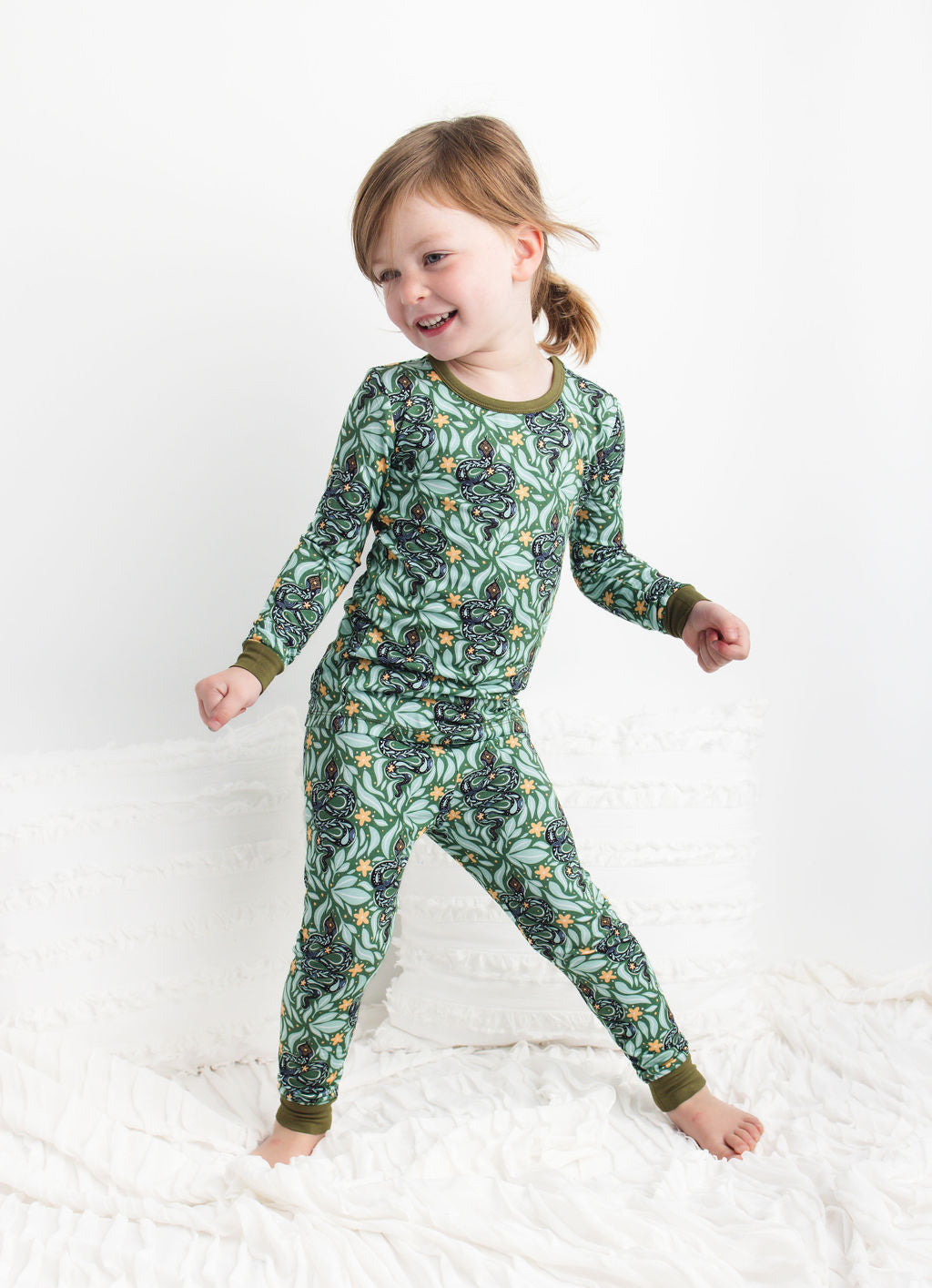 Hugs and Hisses (Snake) Long Sleeve PJ's