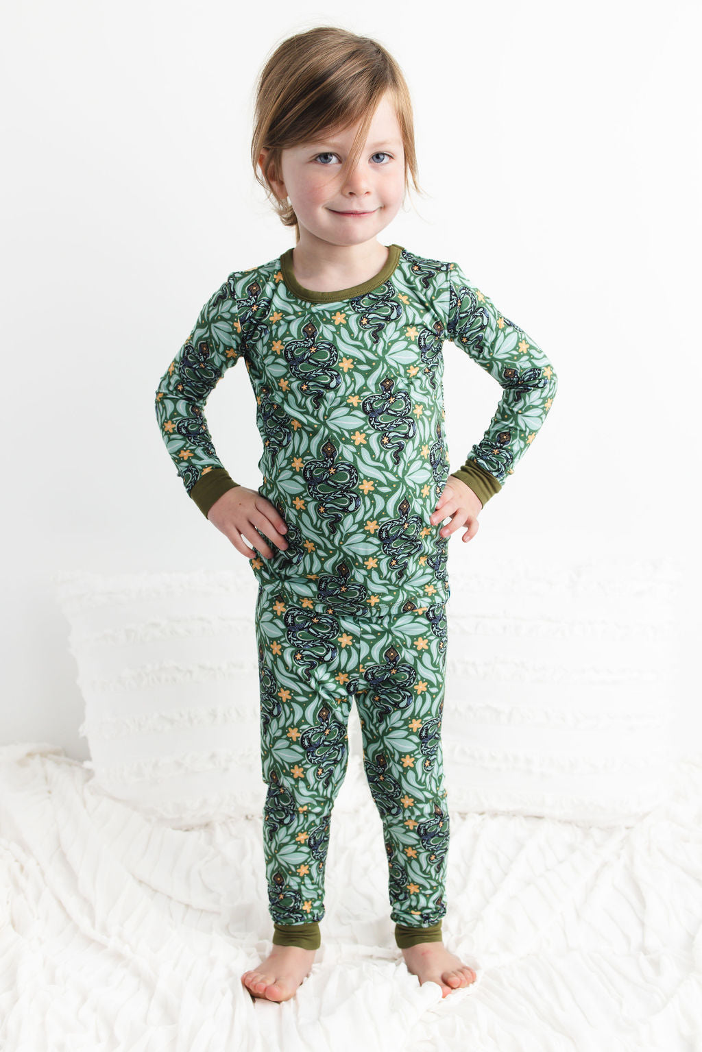 Hugs and Hisses (Snake) Long Sleeve PJ's