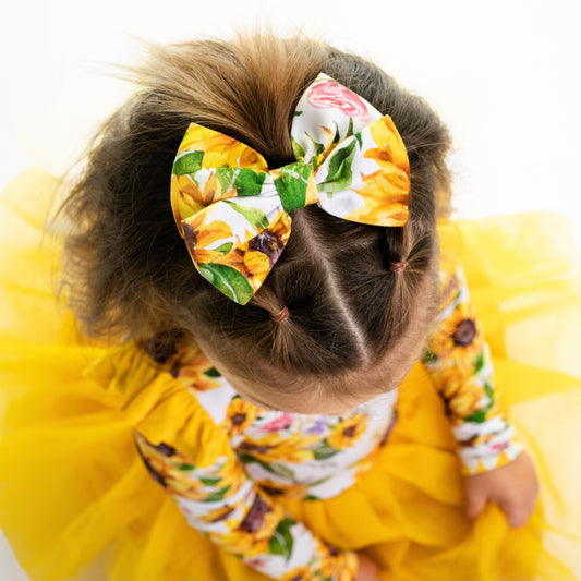 Suns and Roses (Sunflowers) Bow