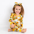 Load image into Gallery viewer, Suns and Roses (Sunflowers) Long Sleeve PJ's
