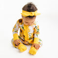 Load image into Gallery viewer, Suns and Roses (Sunflowers) Ruffle Romper
