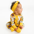 Load image into Gallery viewer, Suns and Roses (Sunflowers) Ruffle Romper
