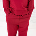 Load image into Gallery viewer, Burgundy Kids Jogger Set
