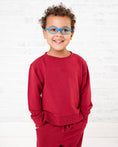 Load image into Gallery viewer, Burgundy Kids Jogger Set
