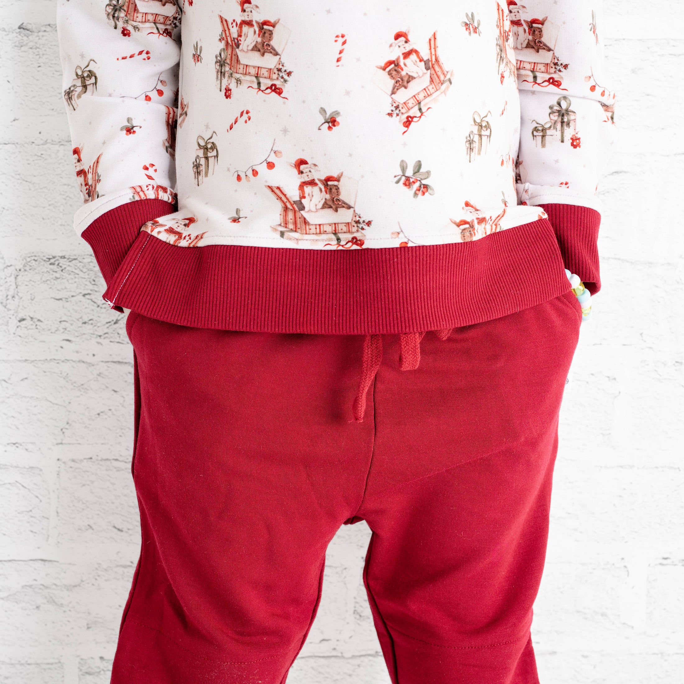 Jingle Bell Hop (Rabbit) Kids Jogger Set