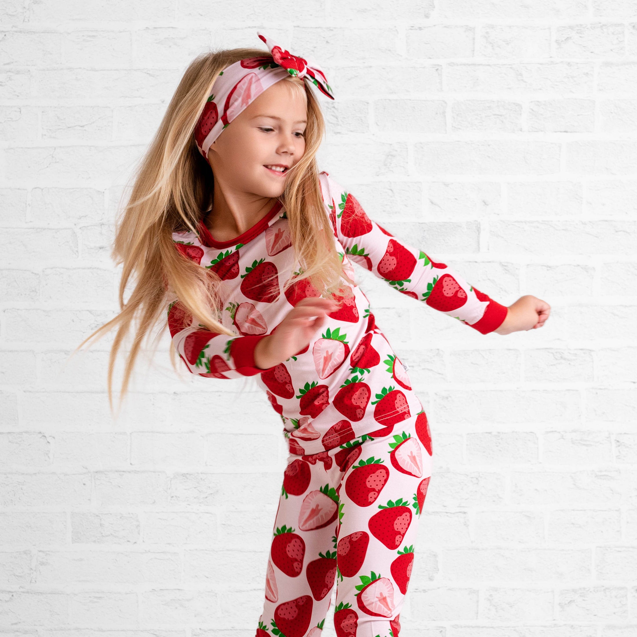 Berry Sweet (Strawberry) Long Sleeve PJ's