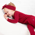 Load image into Gallery viewer, Burgundy Romper
