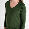 Load image into Gallery viewer, Emerald Women's Long Sleeve Shirt
