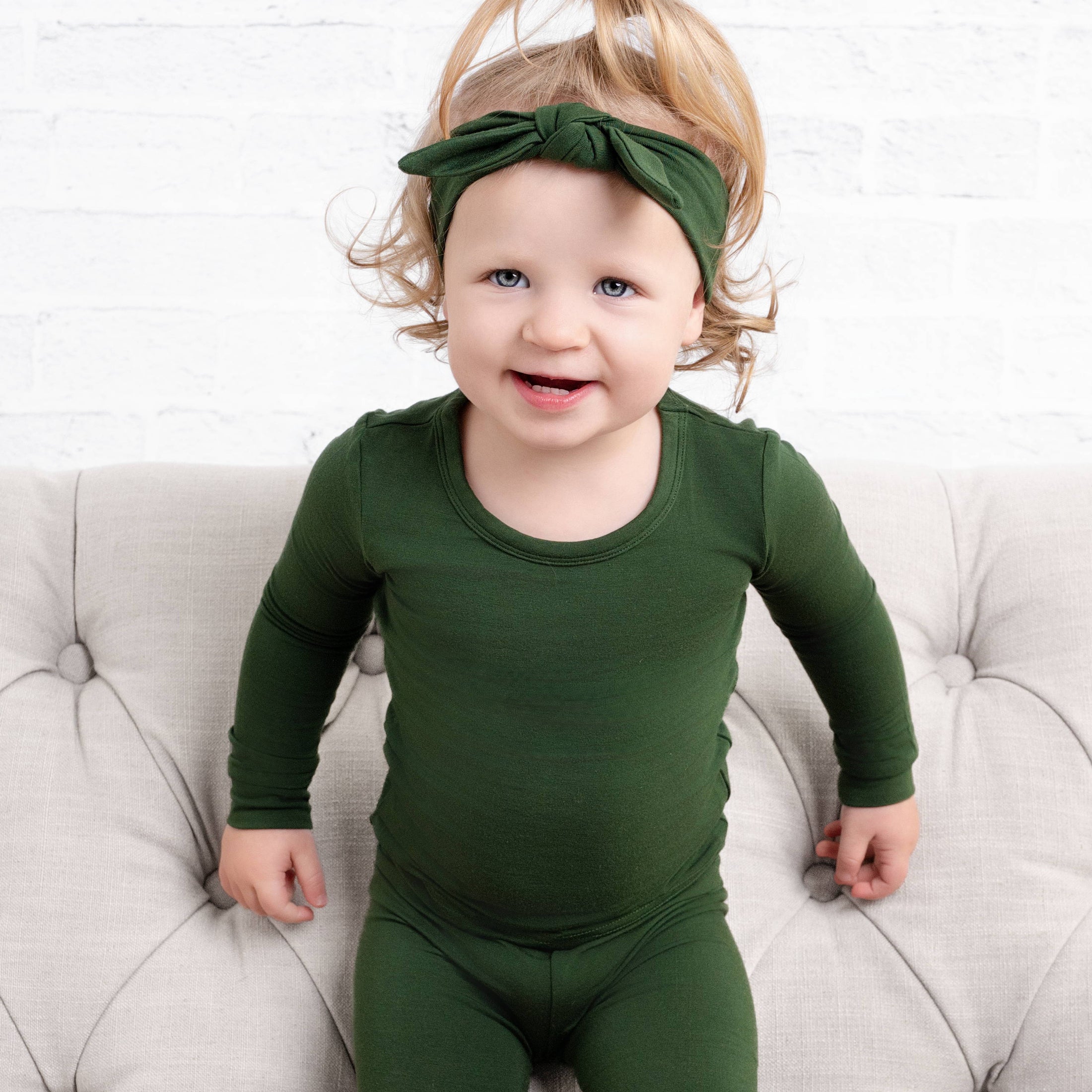 Emerald Long Sleeve PJ's