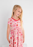 Load image into Gallery viewer, Florever Your Baby Short Sleeve Big Kid Twirl Dress
