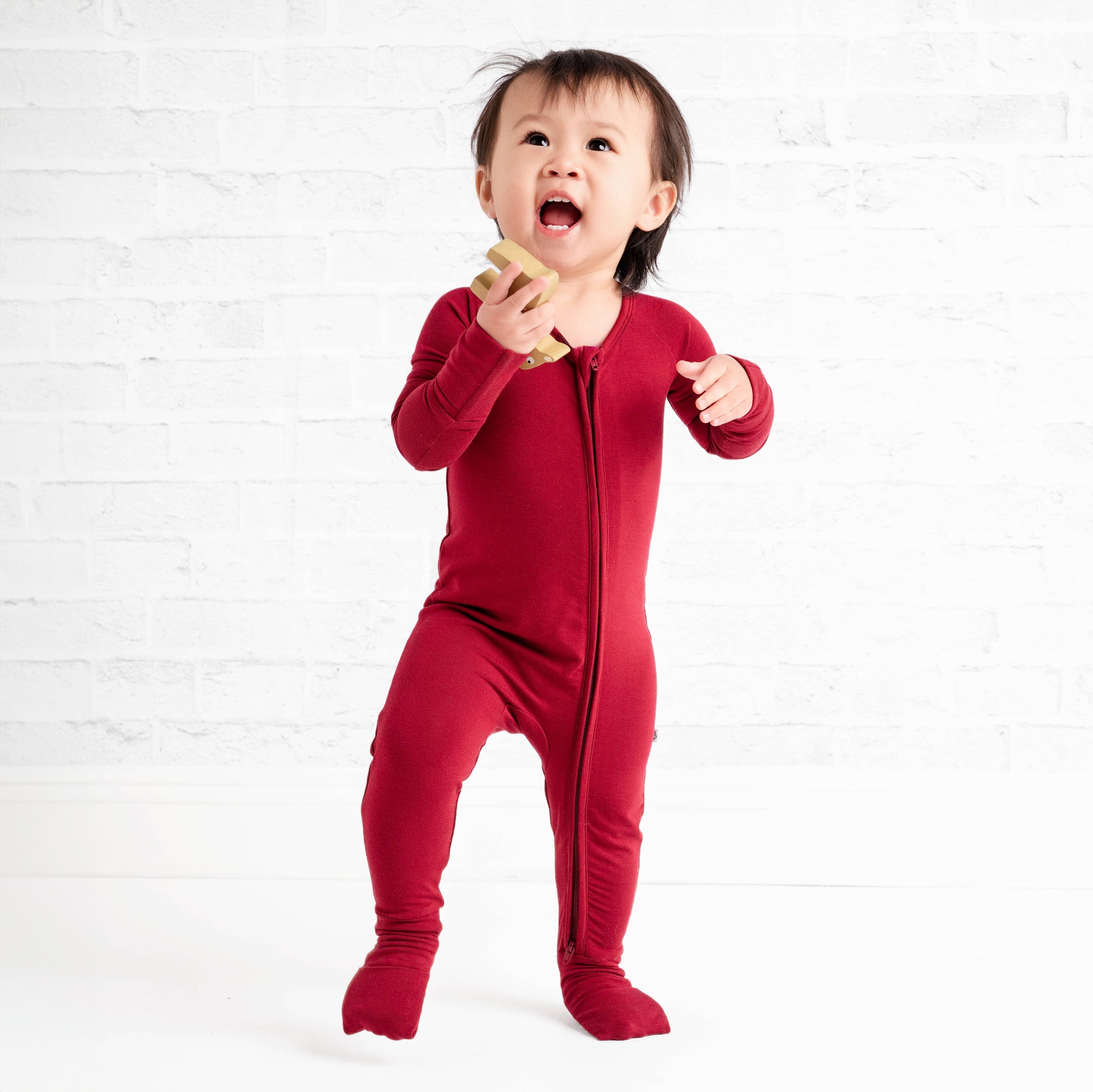 Burgundy Romper