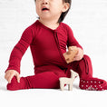 Load image into Gallery viewer, Burgundy Romper
