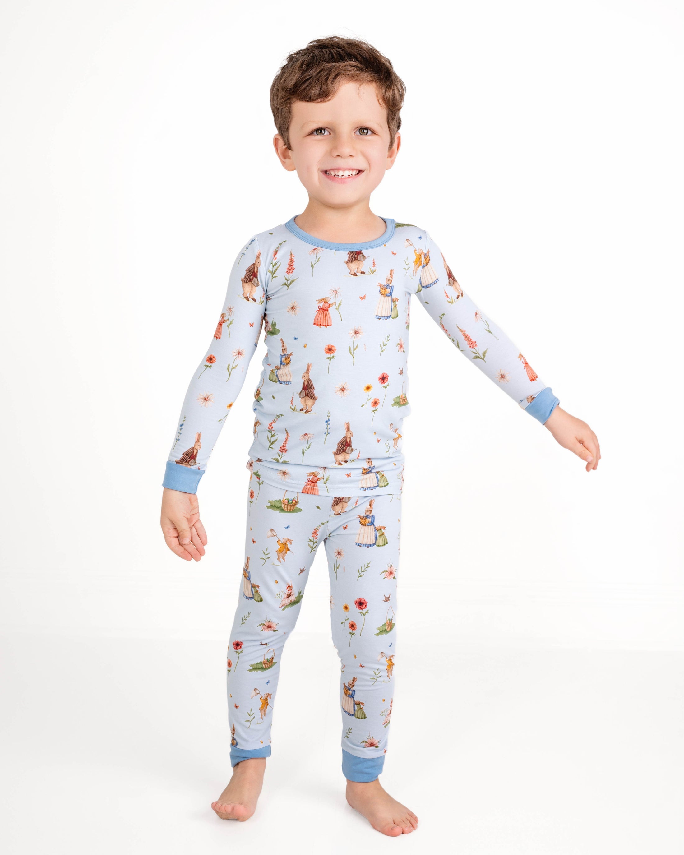 Don’t Worry, Be Hoppy ( Rabbit ) Long Sleeve PJ's