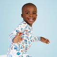 Load image into Gallery viewer, Block Party (Blue) Long Sleeve PJ's
