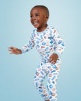 Load image into Gallery viewer, Block Party (Blue) Long Sleeve PJ's
