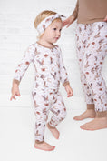 Load image into Gallery viewer, Feathers and Fables（Owl）TENCEL™ Modal Long Sleeve PJ's
