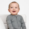 Load image into Gallery viewer, Heather (Gray) Ribbed Romper
