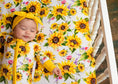 Load image into Gallery viewer, Suns and Roses (Sunflowers) Crib Sheet
