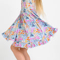 Load image into Gallery viewer, Whispering Wildflowers Long Sleeve Big Kid Twirl Dress
