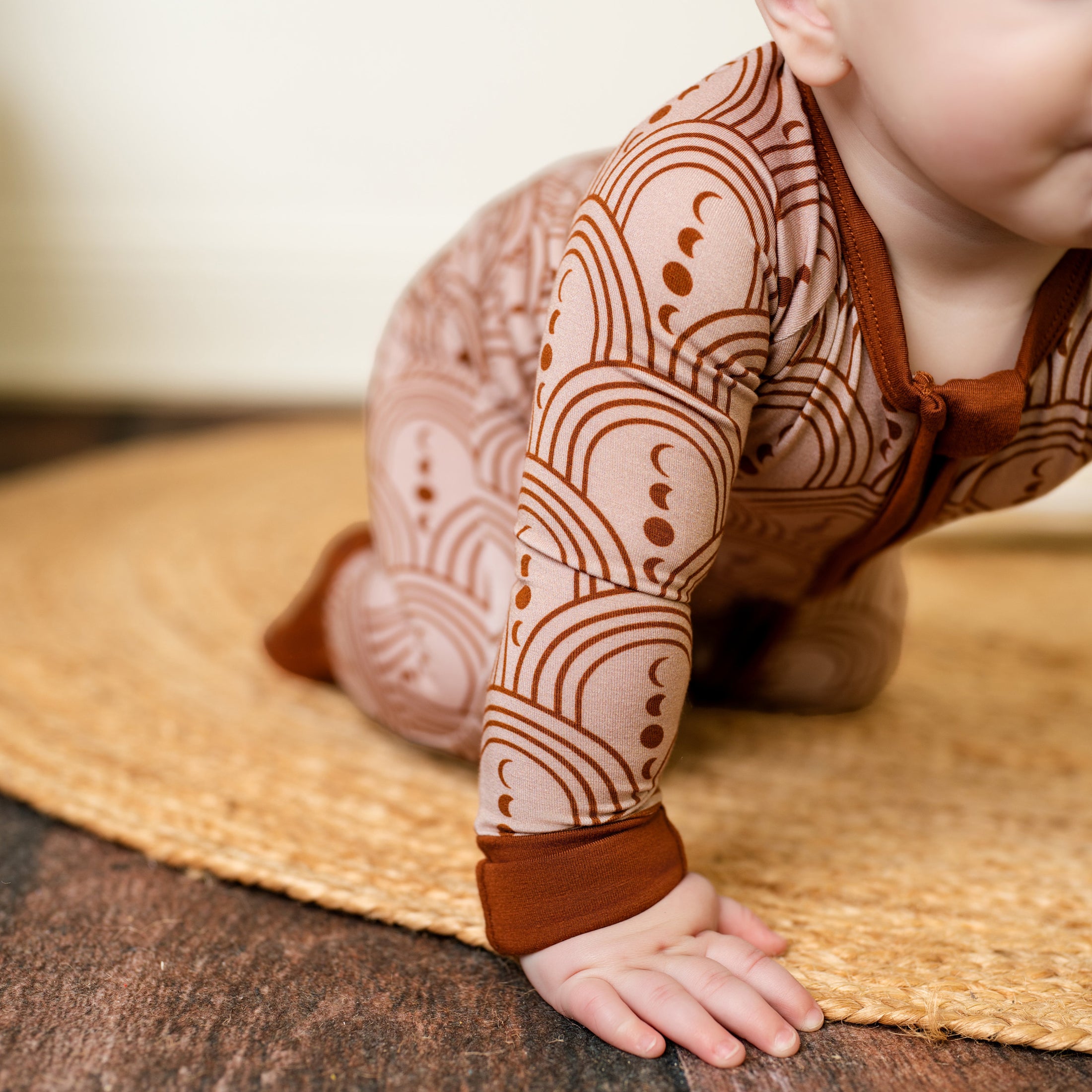 Copper Crescents Romper