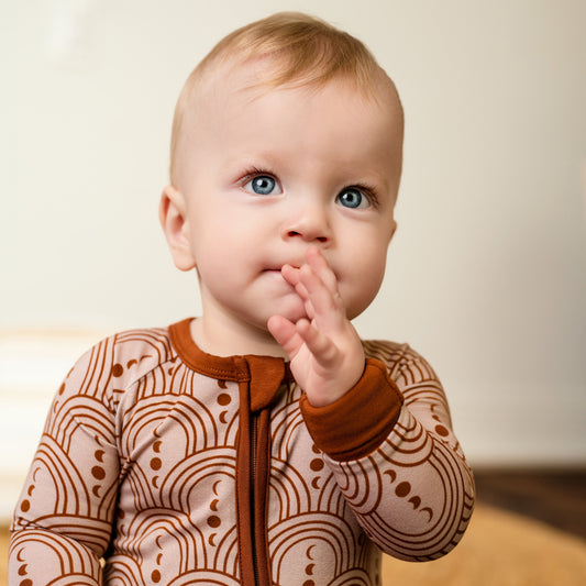 Copper Crescents Romper