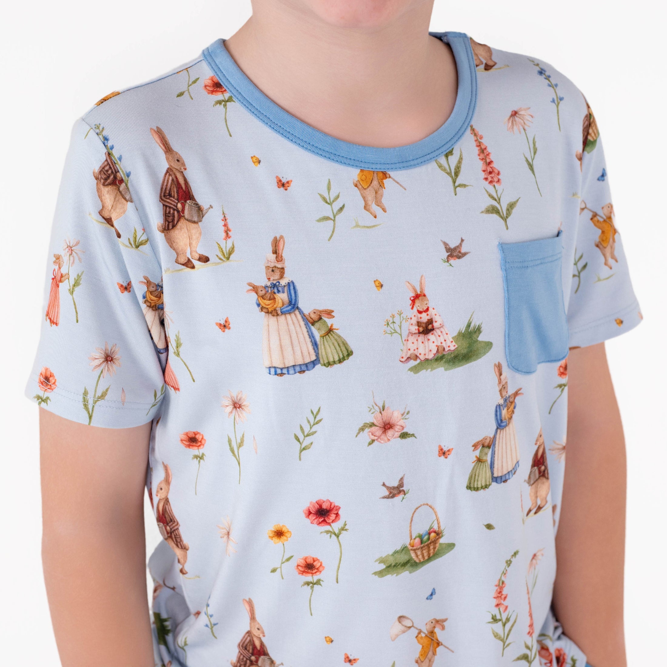 Don’t Worry, Be Hoppy ( Rabbit ) Short Sleeve T-shirt