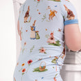 Load image into Gallery viewer, Don’t Worry, Be Hoppy ( Rabbit ) Short Sleeve Romper
