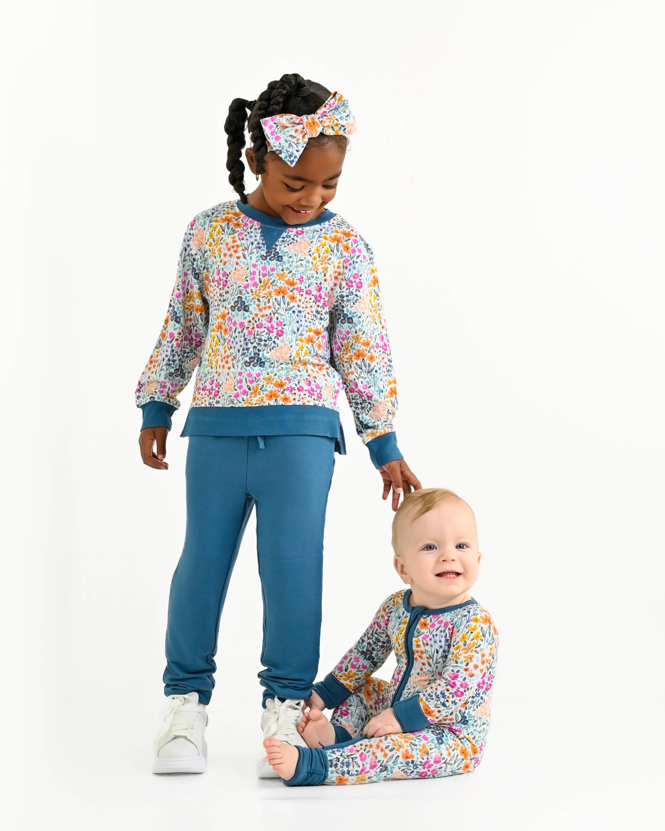 Whispering Wildflowers Kids Jogger Set