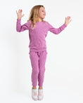 Load image into Gallery viewer, Bamboo Waffle Kids' Jogger Set-Line Dry Only
