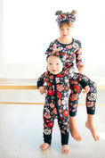 Load image into Gallery viewer, Midnight Meadow Long sleeve PJs
