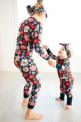 Load image into Gallery viewer, Midnight Meadow Long sleeve PJs
