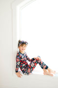 Load image into Gallery viewer, Midnight Meadow Long sleeve PJs
