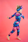 Load image into Gallery viewer, Neon Blooms Long Sleeve PJ's
