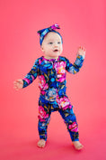 Load image into Gallery viewer, Neon Blooms Romper
