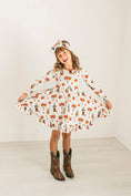 Load image into Gallery viewer, Desert Dreams Long Sleeve Big Kid Twirl Dress
