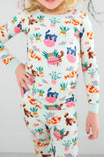 Load image into Gallery viewer, Felines & Ferns Long Sleeve PJ's
