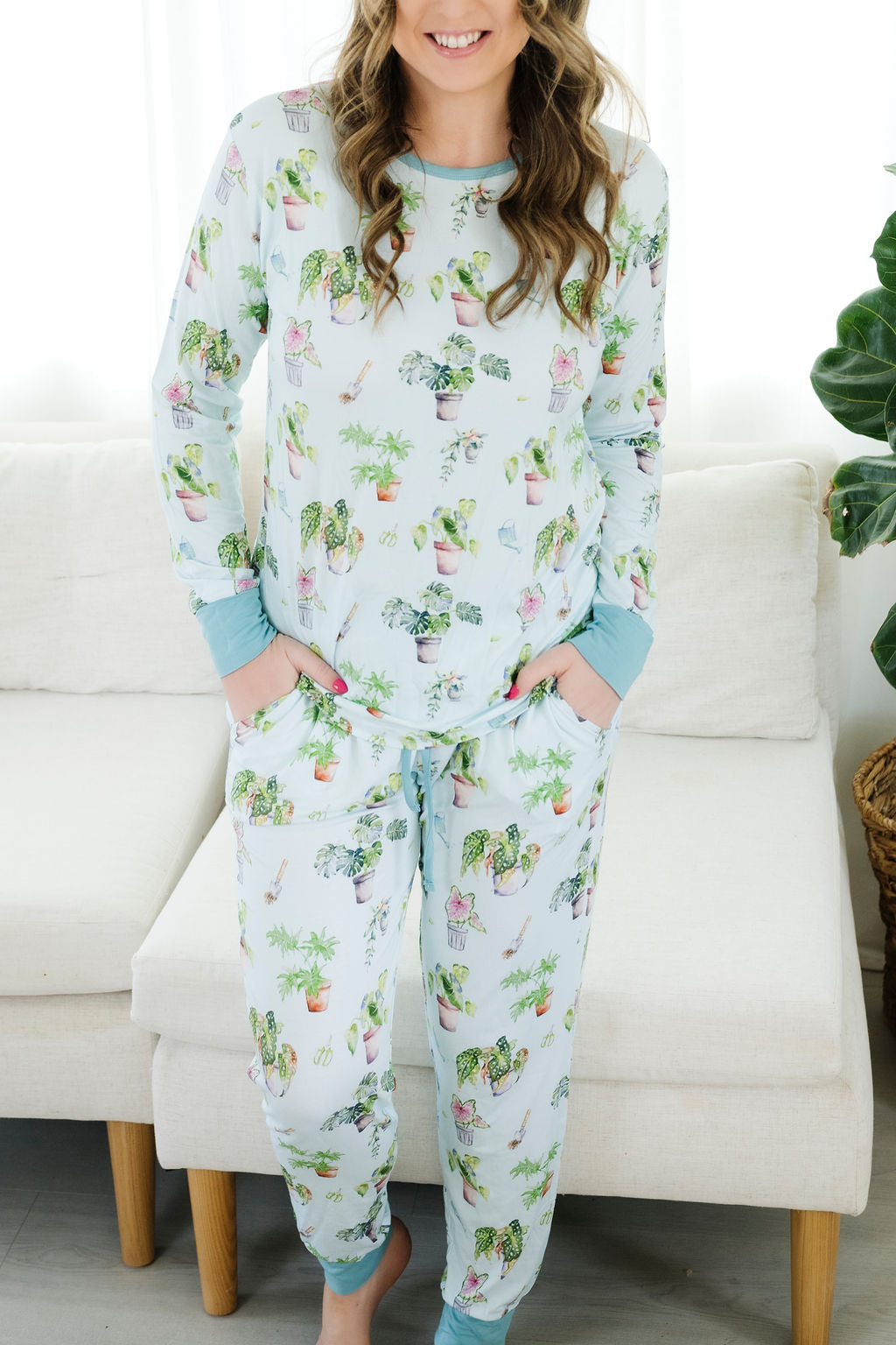 Grow Your Own Way Women's Long Sleeve PJ Set