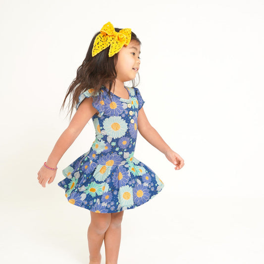 Bluepsie Daisy Bodysuit Twirl Dress